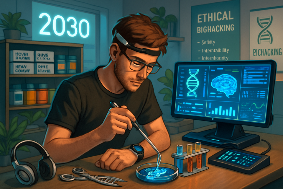 Biohacking in 2030: The DIY Human Upgrade Revolution—Real Stories, Cutting-Edge Tech, and How You Can Join In